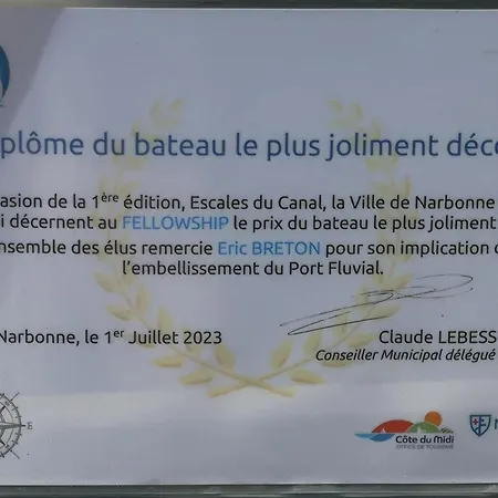 Bateau Fellowship Botel Narbonne